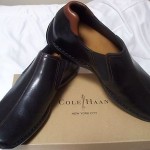 NEW COLE HAAN BLACK SLIPON IN BOX 13M
