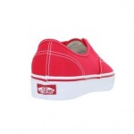 Vans Authentic VN-0EE3RED Red White Canvas Shoes Men