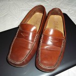 Cole Haan Mens leather loafers sized 9.5
