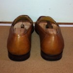 COLE HAAN MEN’S SADDLE TAN HORSE BIT LOAFERS, SIZE 11 1/2 M, EUC