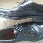 COLE HAAN CITY Black Leather Lace Up Loafer Shoes Mens Size 10 D