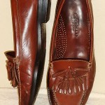 Men’s Cole Haan Brown Leather Kiltie Tassel Loafers Sz 10 M