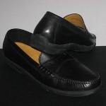 COLE HAAN BLACK LEATHER PINCH PENNY LOAFERS SIZE 10 M NICE!