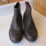 Men’s Timberland Slip-On Boots Brown Leather Size 9M