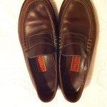 Mens Cole Haan Country casual brown leather penny loafers size 10m