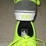 VANS SKATEBOARDING MENS ERA NEON YELLOW CHARCOAL SHOES SIZE 12 NWT SHIPS FREE NR