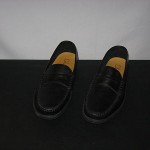 COLE HAAN BLACK LEATHER PINCH PENNY LOAFERS SIZE 10 M NICE!