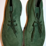 AUTHENTIC Clarks Bushacre 2 Desert Boot Green Suede men sz 9