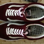 Supreme Vans Old Skool F/W12 Burgundy/Metallic size 8.5 Great Condition pcl