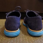 NIKE COLE HAAN LUNARGRAND WING TIP NAVY SUEDE SIZE 8.5
