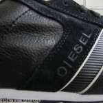 DIESEL LOOP BRAVE HEART BLACK/BLACK LEATHER 8034068443501 MEN WALKING SHOES 8.5