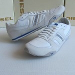 Diesel  Gunner White Sneakers. Size US 13  EU 47