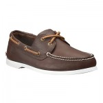 Timberland Mens Brig 2 – Eye Leather Boat Shoe Shoes 29574 Brown New