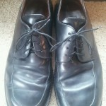 COLE HAAN CITY Black Leather Lace Up Loafer Shoes Mens Size 10 D