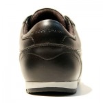 $225 Hugo Boss Black Label Leather Sneakers Mens Shoes 7 40 Walking Trainers .5