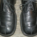 GENUINE HUGO BOSS ITALIAN BLACK LEATHER OXFORDS SIZE 11 M! MUST SEE! NO RESERVE!