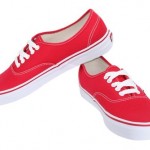 Vans Authentic VN-0EE3RED Red White Canvas Shoes Men