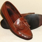 Men’s Cole Haan Brown Leather Kiltie Tassel Loafers Sz 10 M