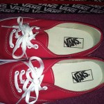 Vans Authentic Red Size 10.5 NEW