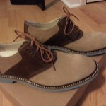COLE HAAN Air Franklin Saddle Shoes – Milkshake Suede – Brand New in Box BNIB