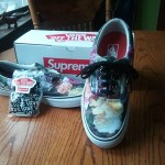 SUPREME x VANS era size 9 US Floral shoes S/S2013 Power Corruption Lies PCL BNIB