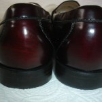 COLE HAAN City Burgundy Leather Penny Loafers 11.5 B