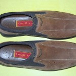 COLE HAAN COUNTRY NIKE AIR VENTED BROWN NUBUCK SLIP ON LOAFERS SZ 12M