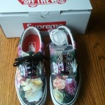 SUPREME x VANS era size 9 US Floral shoes S/S2013 Power Corruption Lies PCL BNIB