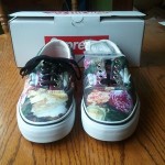SUPREME x VANS era size 9 US Floral shoes S/S2013 Power Corruption Lies PCL BNIB