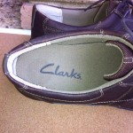 CLARKS MEN’S BROWN LEATHER CASUAL LACE UP SHOES, 12M, NEW!