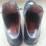 COLE HAAN CITY Black Leather Lace Up Loafer Shoes Mens Size 10 D