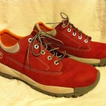 Mens Timberland Red Leather Shoes Sz. 11.5