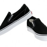 Vans Classic Slip-On VN-0EYEBLK Black White Authentic Canvas Shoes Men