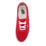 Vans Authentic VN-0EE3RED Red White Canvas Shoes Men