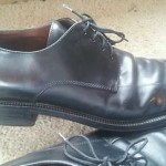 COLE HAAN CITY Black Leather Lace Up Loafer Shoes Mens Size 10 D