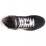 Diesel Mens Spin Y00668 PS967 H4727 Gray Leather Lace Up Fashion Sneakers Shoes