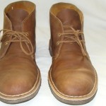CLARKS ORIGINALS Brown LEATHER Chukka DESERT BOOTS MENS 11.5 11 1/2 M