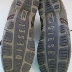 Men’s DIESEL ‘ZINGER’ Shoes Brown Suede Leather Lace Up FREE SHIPPING! – Size 11