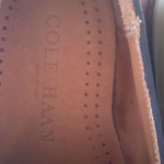 Vintage Cole Haan Brogue Saddle Shoe Deep Nvy & Lt Sage/Taupe Men 10.5 USA MADE