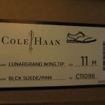 Cole Haan Lunargrand Wingtip Black/Pink-Nike – NIB Size 11 M