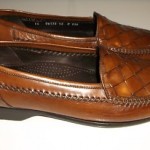 BRAGANO BY COLE HAAN Size 12 Brown All Leather Loafers Shoes