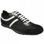 HUGO BOSS Mens Black Shoes Fashion Sneakers, ORBOR by BOSS Orange, New In Box