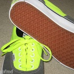 VANS SKATEBOARDING MENS ERA NEON YELLOW CHARCOAL SHOES SIZE 12 NWT SHIPS FREE NR
