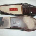 COLE HAAN City Burgundy Leather Penny Loafers 11.5 B