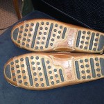 COLE HAAN 10 D brown leather slip on moccasin GUNNISON driving loafer shoe $138