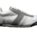 Diesel Mens Loop White Grey Casual Lace-up Fashion Sneakers Shoes Kicks Trainers