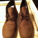 CLARKS BUSHACRE 2 TAN SHOES SIZE 11 M NEW IN BOX
