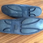 HUGO BOSS Men’s Sz 12 Blue Suede Slip On Casual Driving Moccasin  Loafers