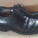 COLE HAAN CITY Black Leather Lace Up Loafer Shoes Mens Size 10 D