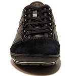 $225 Hugo Boss ORANGE Label Sneakers Black Mens Shoes 10 43 Trainers Walking .5